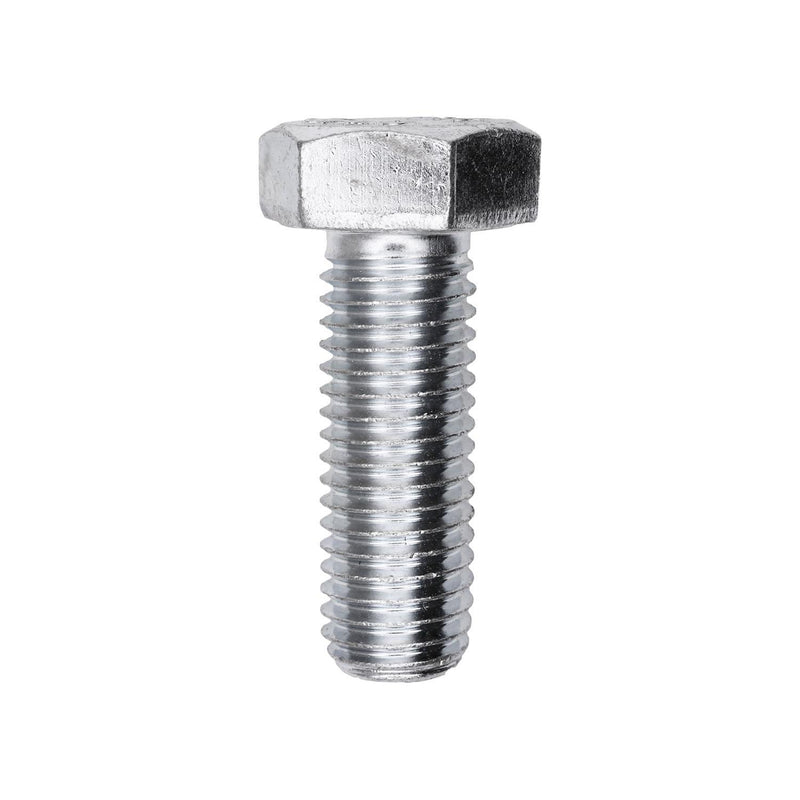 M14-2.0x40mm Hex Head DIN 933 Cap Screw Class 8.8, Zinc