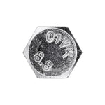M14-2.0x40mm Hex Head DIN 933 Cap Screw Class 8.8, Zinc