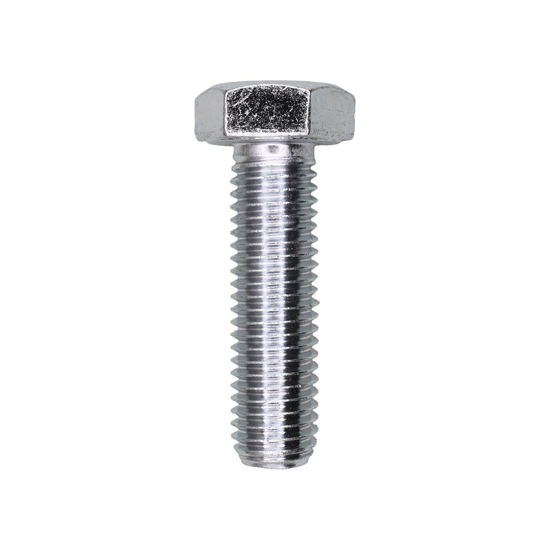 M14-2.0x50mm Hex Head DIN 933 Cap Screw Class 8.8, Zinc