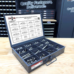 3/8"-24 Fine 18-8 Stainless Steel Hex Cap Screws, Nuts, & Washers - 378 PCS