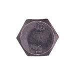 M8-1.0x50mm Hex Head Cap Screw Plain DIN 960, Black