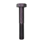 M10-1.25x60mm Hex Head Cap Screw Plain DIN 960, Black