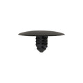 5.5mmx9mm Black Nylon Single Head Hood Insulation Clip, 20mm Head