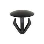 12.5mmx15mm Black Nylon Single Head Retaining Clip, 18mm Head