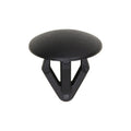 9mmx11mm Black Nylon Single Head Retaining Clip, 14mm Head