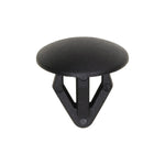 9mmx11mm Black Nylon Single Head Retaining Clip, 14mm Head