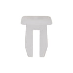 1/4" White Nylon Taurus/Sable Nut