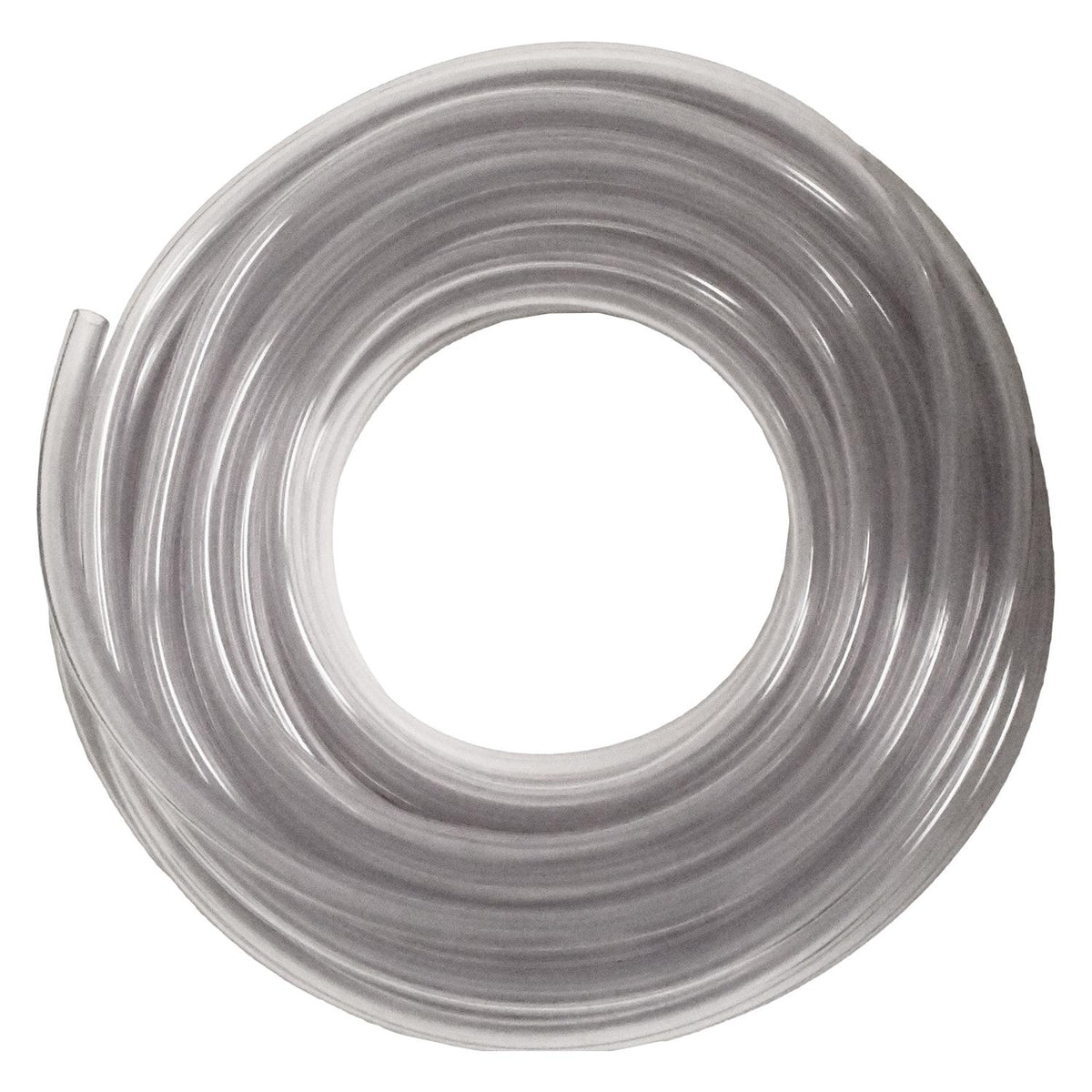 100 Feet PVC (Polyvinyl Chloride) Tubing, 1/2" ID, 3/4" OD