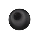 Brass Snap Fastener Cap, Black Delrin