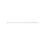 4" White Nylon Cable Ties, 3/32" Width