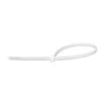 14" White Nylon Cable Ties, 9/32" Width