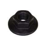 M6-1.0 Spin Lock Nut with Serrated, Black Phosphate