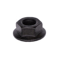 M8-1.25 Spin Lock Nut with Serrated, Black Phosphate