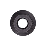 M8-1.25 Spin Lock Nut with Serrated, Black Phosphate