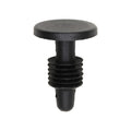 9/32"x5/8" Black Nylon Single Head Fascia Fastener, 1/2" Head