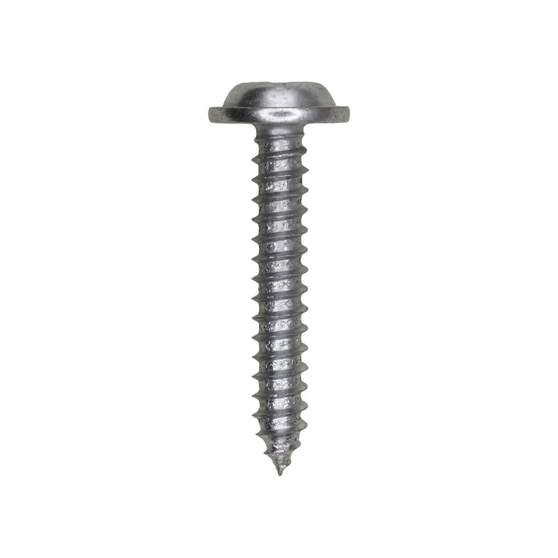 #8x1" Phillips Truss Head Flat Washer Tapping Screw, Type A/AB, Zinc