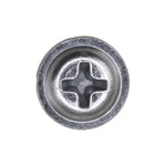 #8x1" Phillips Truss Head Flat Washer Tapping Screw, Type A/AB, Zinc