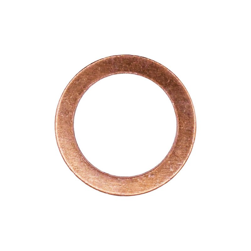 14mm Copper Washer, 14.2mm ID, 19.8mm OD