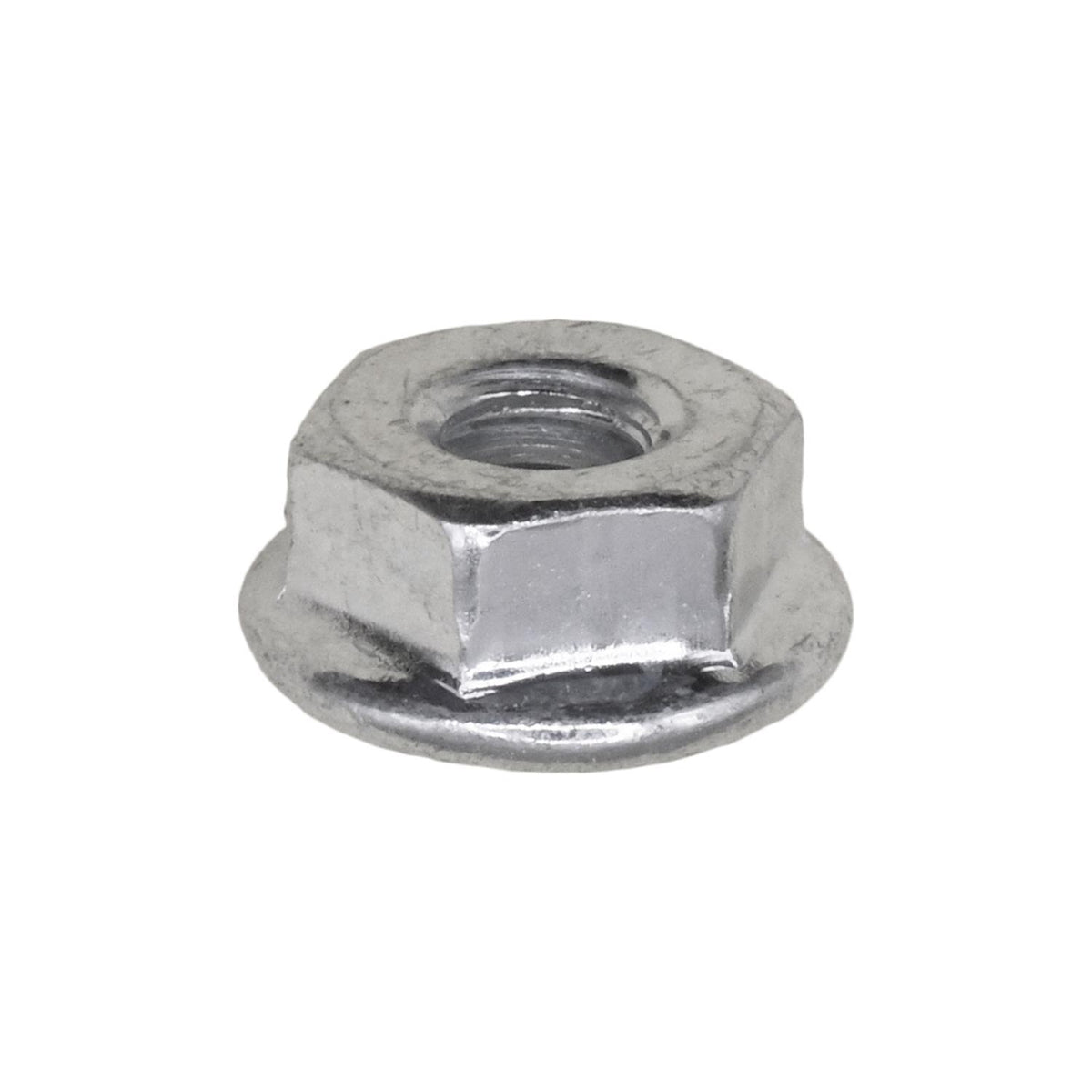 #10-24 Spin Lock Nut with Serrated, Zinc