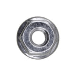 #10-24 Spin Lock Nut with Serrated, Zinc