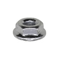 1/4"-20 Spin Lock Nut with Serrated, Zinc