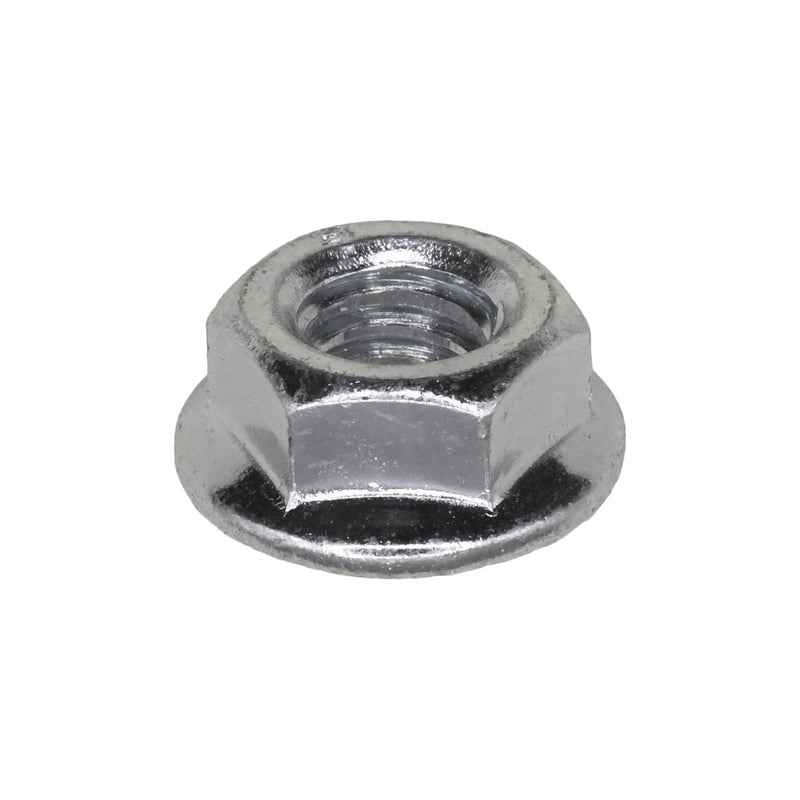 5/16"-18 Spin Lock Nut with Serrated, Zinc