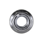 5/16"-18 Spin Lock Nut with Serrated, Zinc