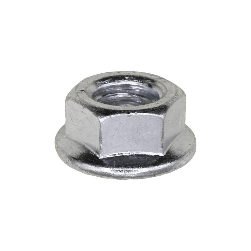 3/8"-16 Spin Lock Nut with Serrated, Zinc