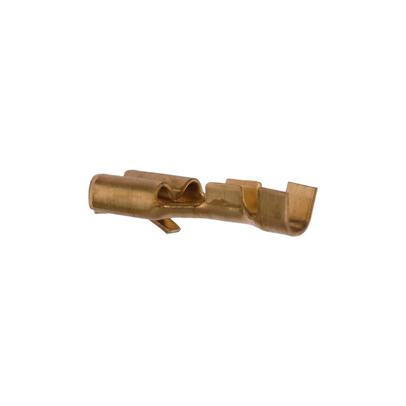 1/4" Unplated Brass Female Blade Locking Terminal 20-18 Gauge