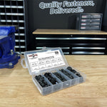 Grade 8 Hex Top Locking Flange Nuts Phos & Oil - 80 PCS