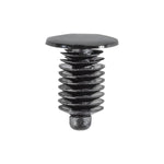 6mmx12mm Black Nylon Single Head Weatherstrip Christmas Tree Retainer, 10mm Head