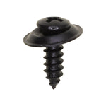 #10x5/8" Phillips Oval Head SEMS Tapping Screw, Type A/AB, Black Phosphate