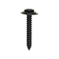 #10x1-1/4" Phillips Oval Head SEMS Tapping Screw, Type A/AB, Black Phosphate