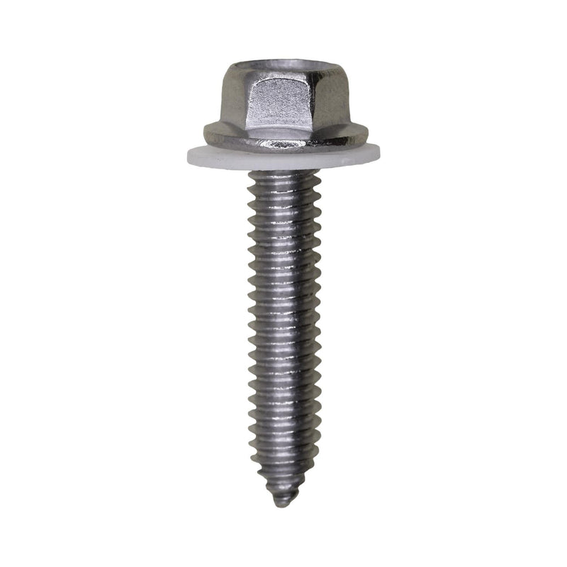 1/4"-20x1-1/4" Hex Head SEMS Mirror Mounting Screw, Type CA, 5/8" Washer