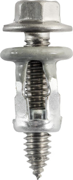 1/4"-20x1-1/4" Hex SEMS w/Jack Nut Mirror Mounting Screw And Jacknut, Type CA, 5/8" Washer