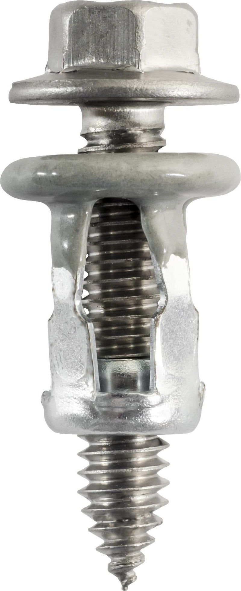 1/4"-20x1-1/4" Hex SEMS w/Jack Nut Mirror Mounting Screw And Jacknut, Type CA, 5/8" Washer