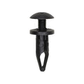 6mmx18mm Black Screw-Type Retainer with Closed End, 11mm Head, 7/16"