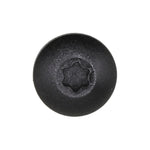 15/64"x15/32" Black Screw-Type Retainer with Closed End, 7/16" Head