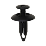 1/4"x11/16" Black Screw-Type Retainer with Closed End, 11/16" Head