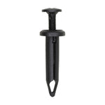 9/32"x1-13/64" Black Screw-Type Retainer with Closed End, 1/2" Head