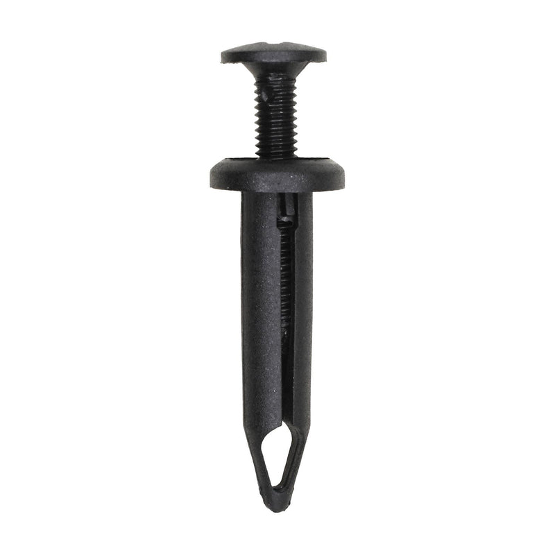 9/32"x1-13/64" Black Screw-Type Retainer with Closed End, 1/2" Head