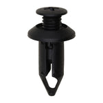 5/16"x13/16" Black Screw-Type Retainer with Closed End, 19/32" Head