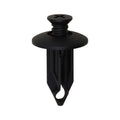 13/32"x1" Black Screw-Type Retainer with Closed End, 27/32" Head