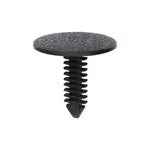 7/32"x11/16" Black Nylon Single Head Amc Trim Panel Christmas Tree Retainer, 3/4" Head