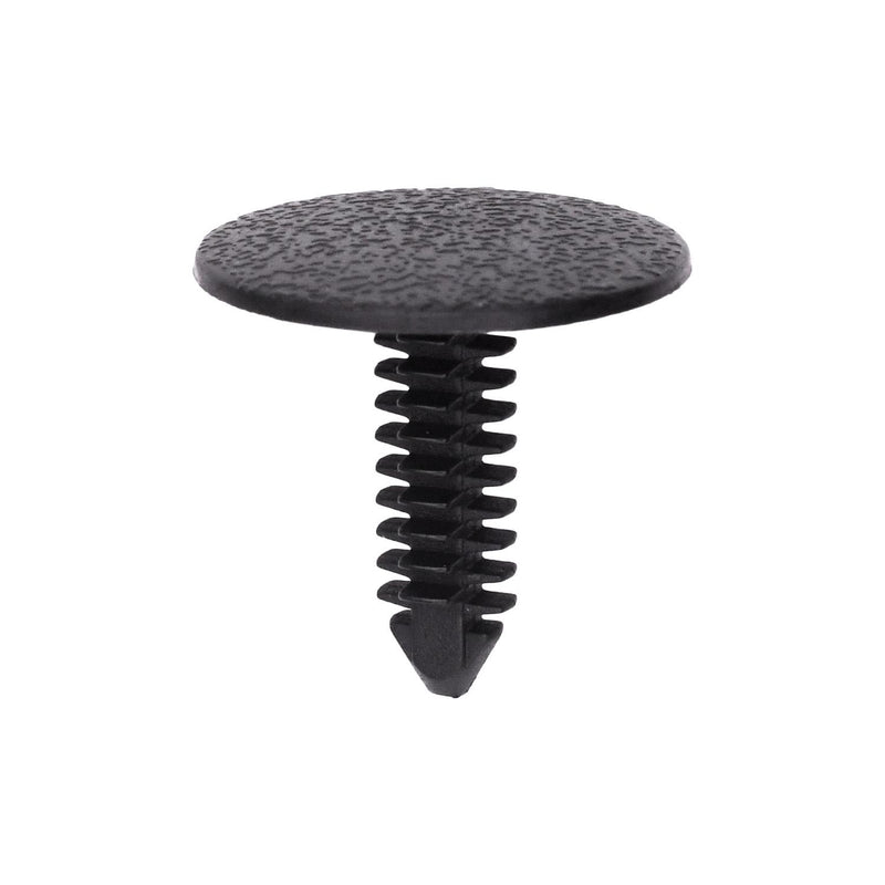 7/32"x11/16" Black Nylon Single Head Amc Trim Panel Christmas Tree Retainer, 3/4" Head