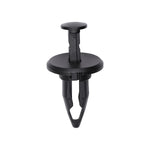 1/2"x1-3/64" Black Push-Type Bumper Fascia Retainer with Closed End, 7/8" Head
