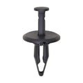 1/2"x1-7/64" Black Push-Type Bumper Fascia Retainer with Closed End, 1" Head