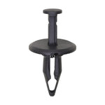 1/2"x1-7/64" Black Push-Type Bumper Fascia Retainer with Closed End, 1" Head