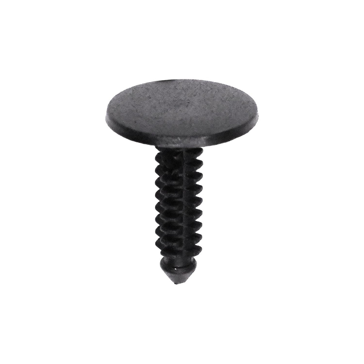5.5mmx19mm Black Nylon Single Head Shroud Christmas Tree Retainer High Retention Capability, 15mm Head