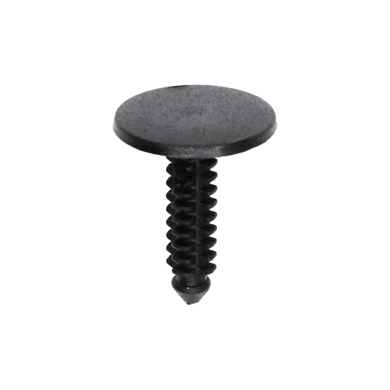 5.5mmx19mm Black Nylon Single Head Shroud Christmas Tree Retainer High Retention Capability, 15mm Head